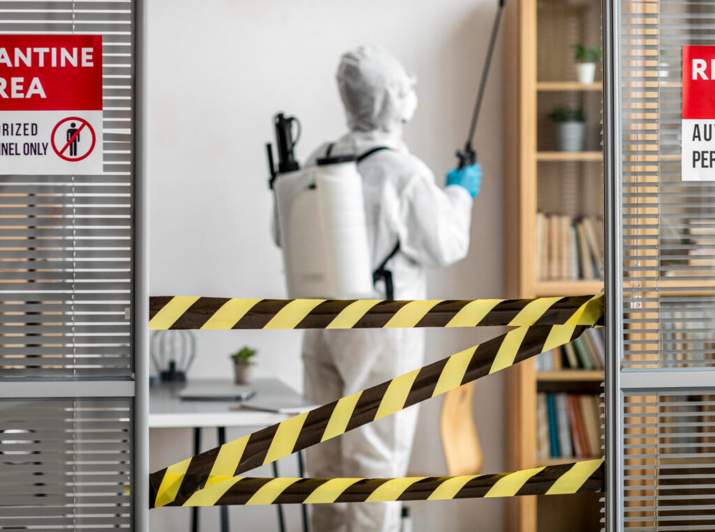 Kammerjäger vor dem ersten Einsatz
